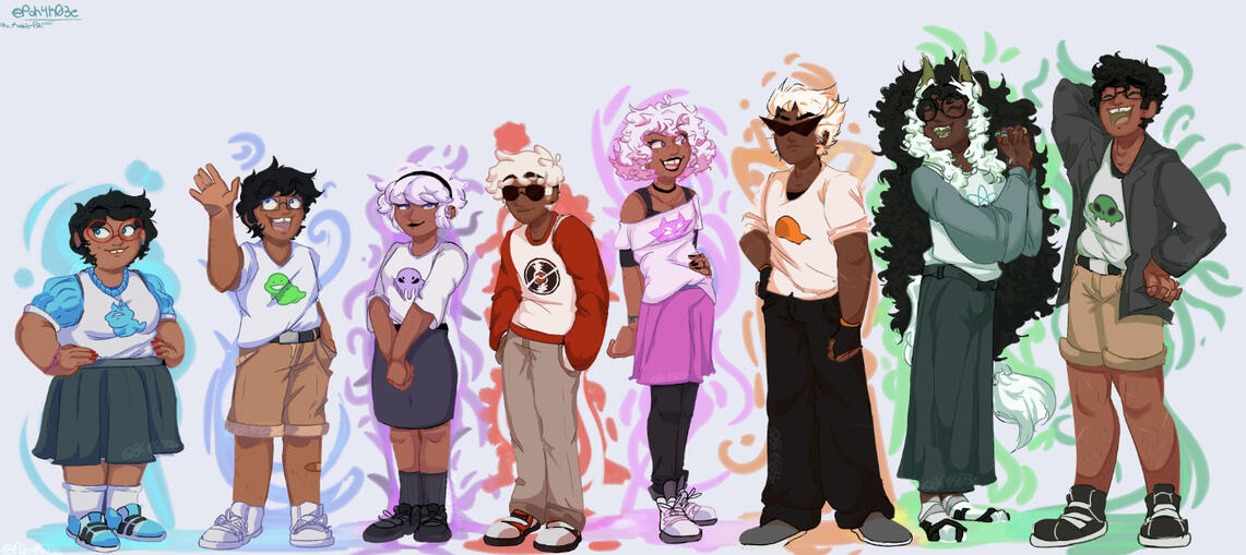 Character line-ups